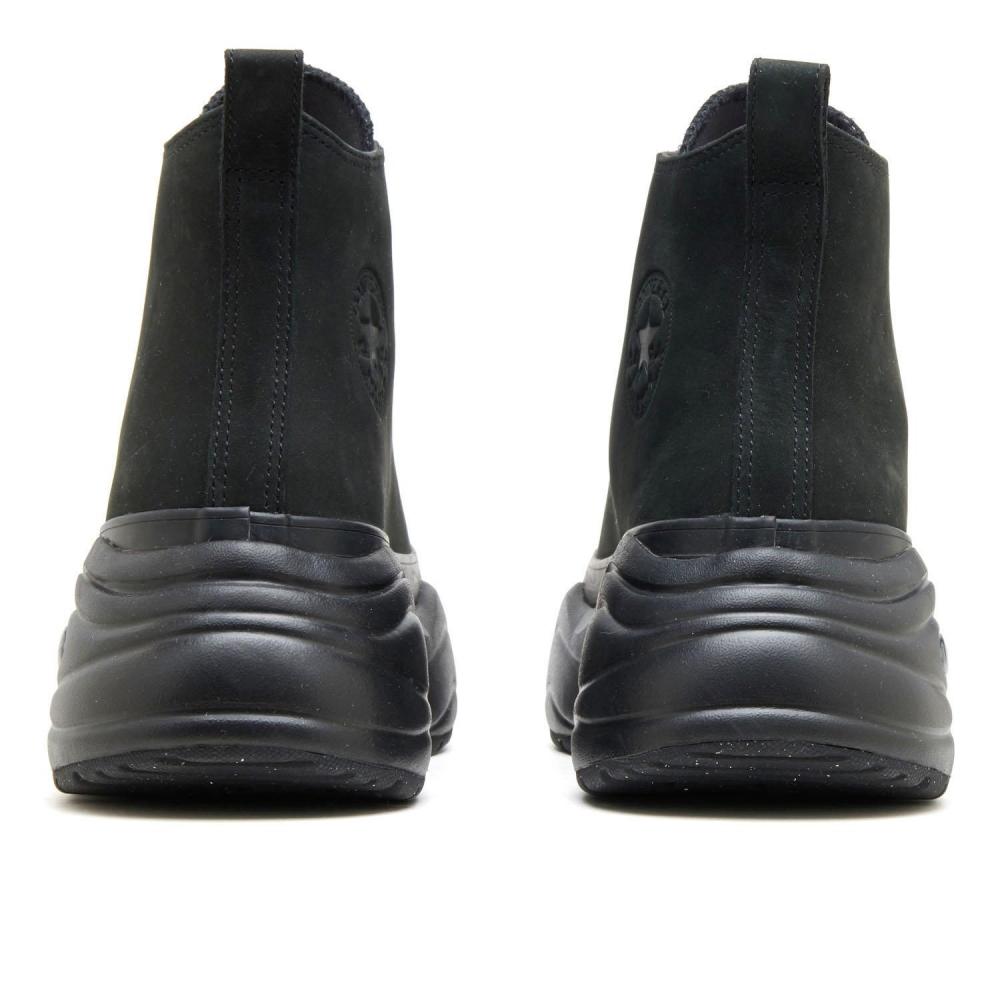 ConveRse LeatheR As R  suRgetRaineR Hi 31313140 Blackmono