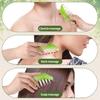 Gua Sha Massage Comb Head and Face Scalp Natural Resin Facial Massager Wide Tooth Guasha Scraping Body Massager