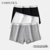 Christies Women's Seamless Cotton Boxer Briefs - 3 Pack