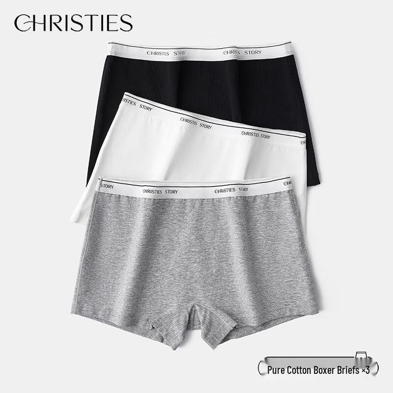 Christies Women's Seamless Cotton Boxer Briefs - 3 Pack