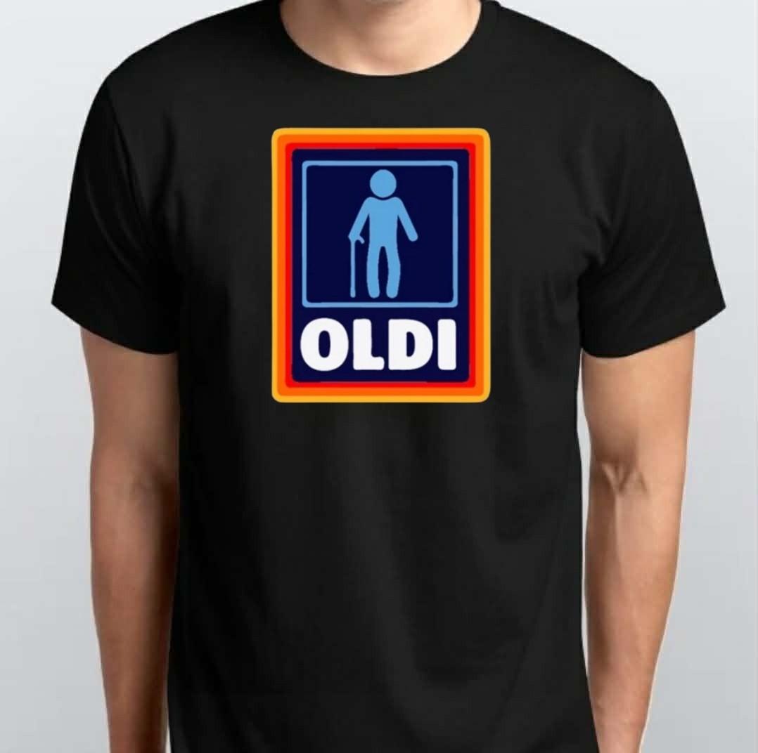 Oldi Funny Birthday Graphic Print Unisex T-SHIRT S M L XL XXL 3 4 XL Black White S