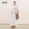 Less 2026 Summer A-line Cotton Mid-Length Skirt