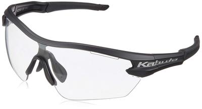 OGK KABUTO Bicycle Sports 101PH Clear Photochromic Matte Black Sunglasses/Eyewear (Water-Repellent Lens) Size M/L