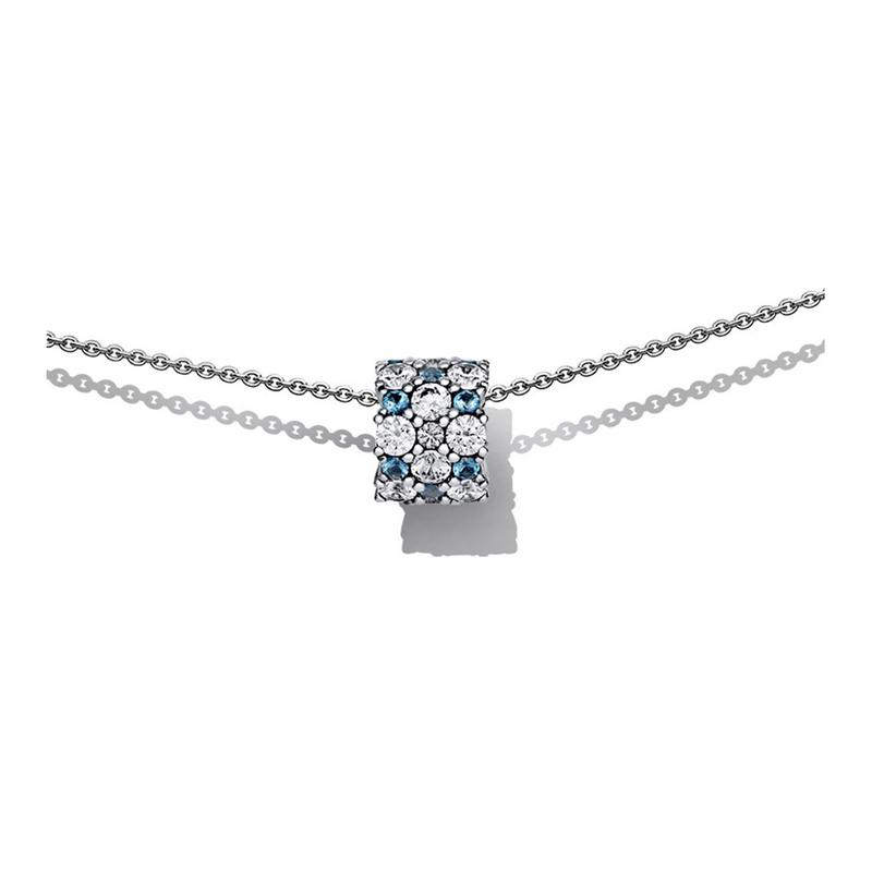 Pandora Galaxy Journey Small Waist Suit Raw Simplicity 925 Silver Necklace Women's ZT2124