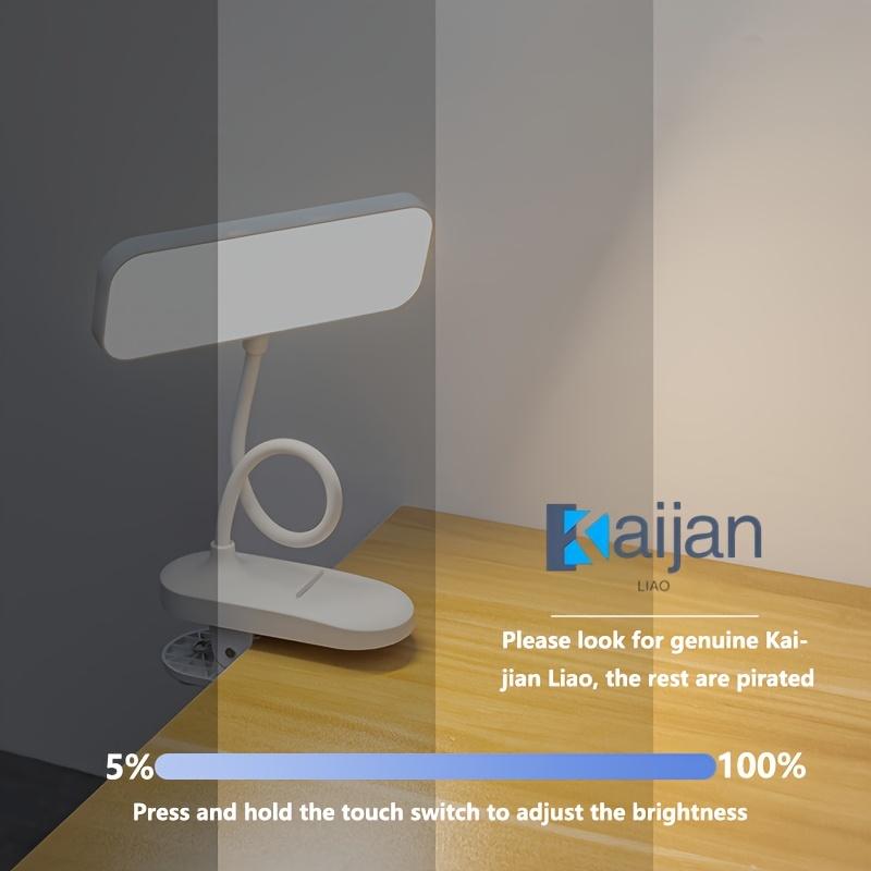 Lampă de birou cu gât de găstă cu LED reglabilă, control tactil, înălțime și temperatură de culoare reglabile, baterie cu litiu 18650 reîncărcabilă, lumină de masă pentru interior