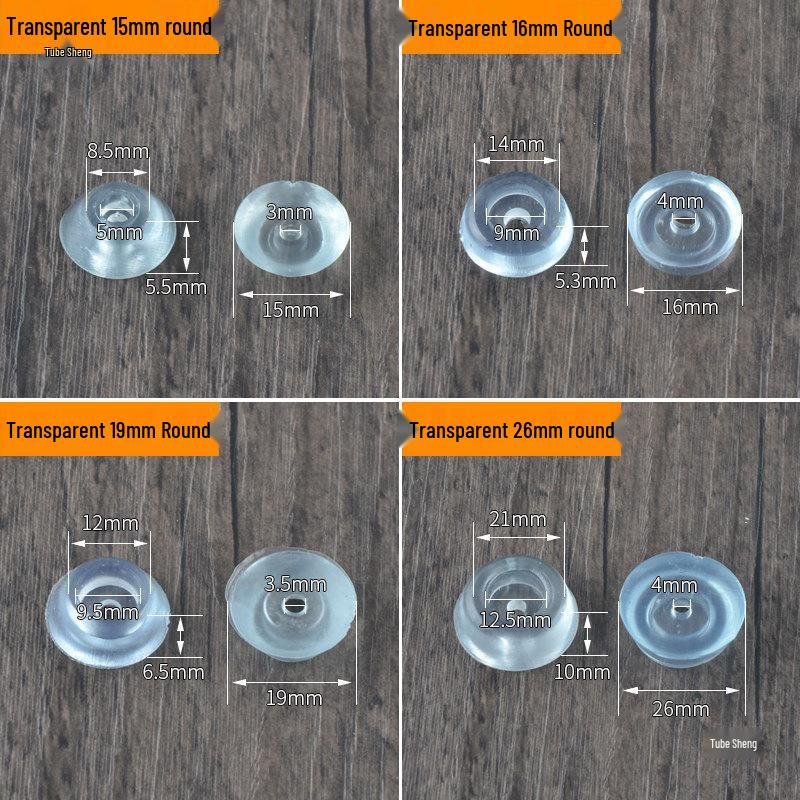 Anti-Slip Transparent Rubber Furniture Pads for Tables – Wear-Resistant and Protective