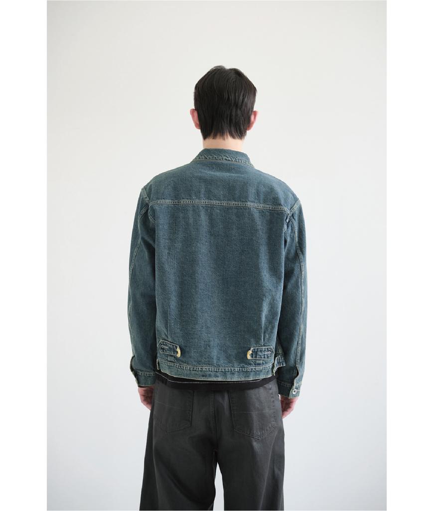 Hatchingroom Trucker Jacket Vintage Blue