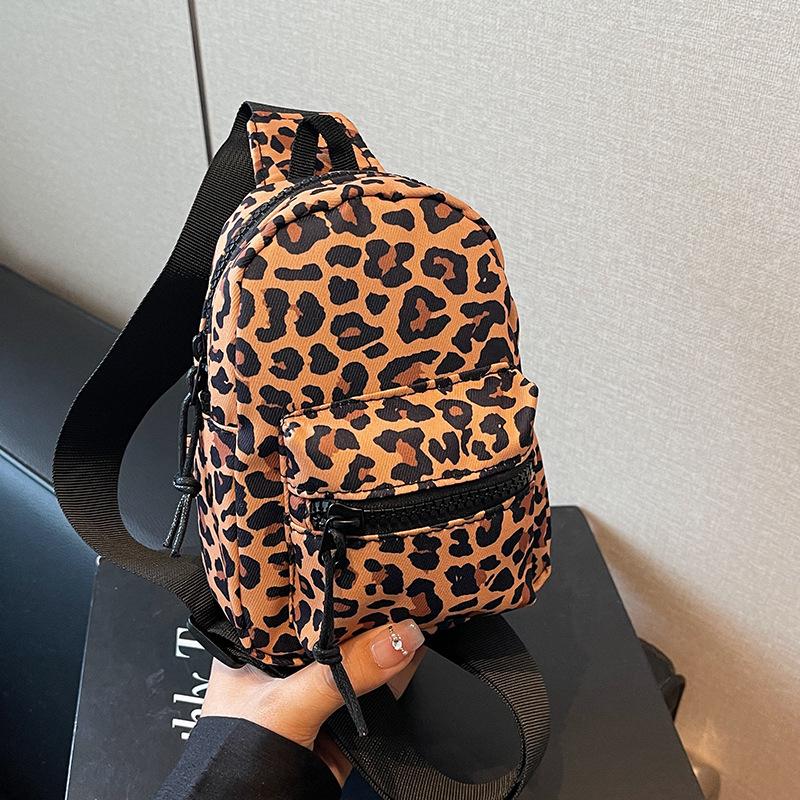 

Женская новая маленькая сумка с леопардовым принтом на одно плечо, через плечо, мини-сумка с принтом для женщин