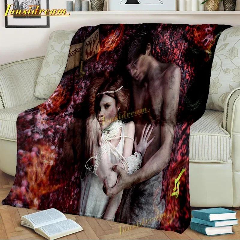Coperta Outlander Guerra E Amore Flanella Super Morbida Pile Coperte Plaid Leggere E Calde Per Camera Da Letto Divano