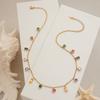 Yori Mångsidigt Färgglatt Diamant Hängsmycke Halsband Rostfritt Stål Lyxigt Halsband Högkvalitativ Mode Glänsande Smycke Gåva