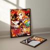 Anime Demon Slayer R-Rengoku Kyoujurou Poster Anime Poster Selbstklebend HD Qualität Wandkunst Retro Poster für Zuhause Kawaii Raumdeko