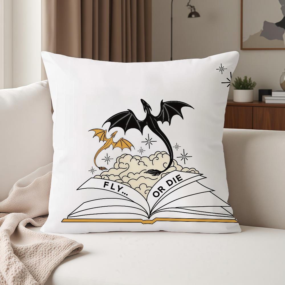 Romantic Fantasy F-fourth W-wing Pillow Case Suitable For Bedrooms Living Rooms Cars Home Decoration