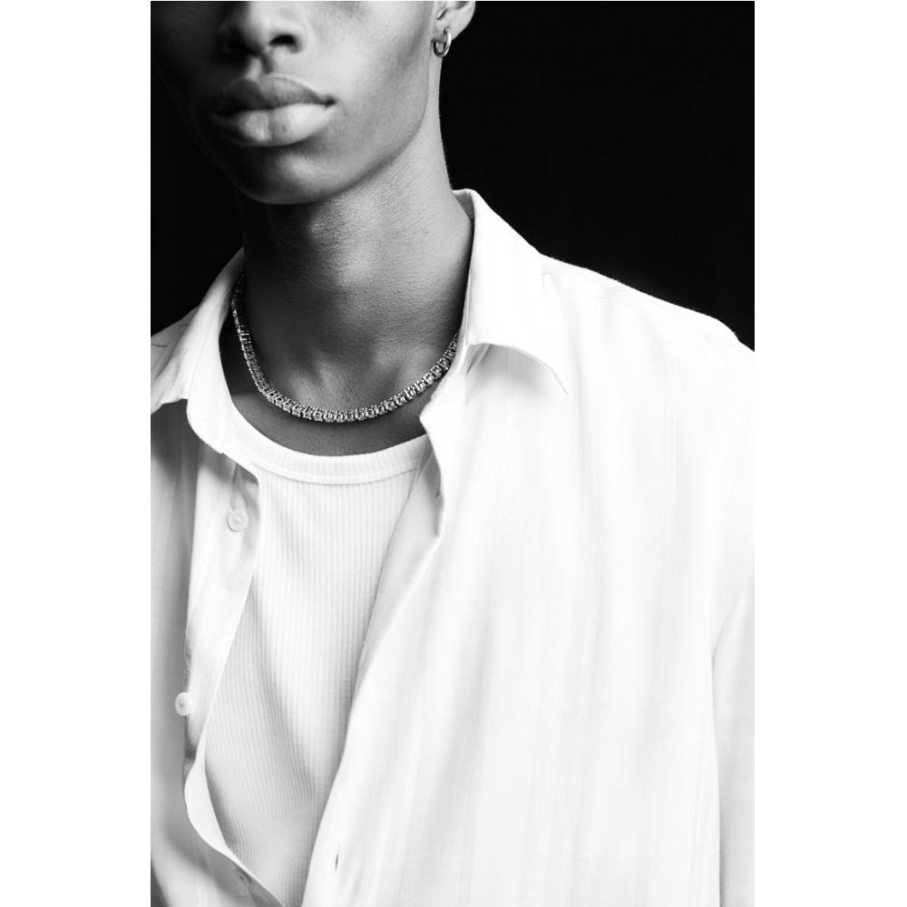 H M Regular Fit sHirt creaM