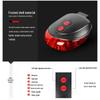 5LED Super Bright Bicycle Light with Laser Taillight and Width Indicator