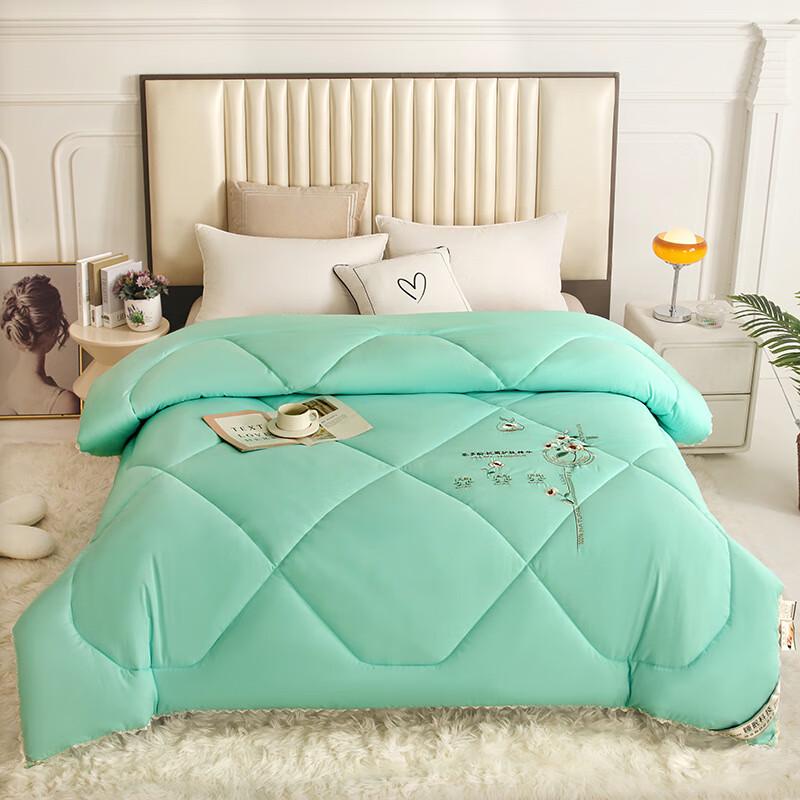 Стильный двусторонний хлопковый летний стеганый одеяло