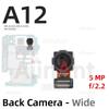 Back Front Small Macro Depth Wide Main Rear Camera Flex Cable For Samsung Galaxy A12 A11 A115F A125F Phone Parts