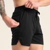 Zomer Fitness Sportshorts Heren Sneldrogend Zak met Rits Basketbalshorts Casual Strandshorts