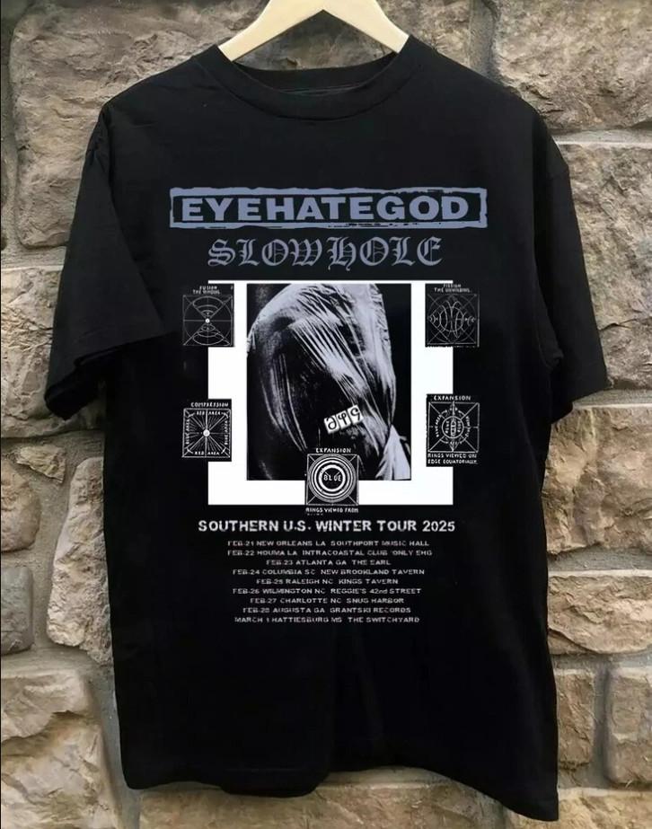 EyeHateGod Winter Tour 2026 Slowhole T-shirt size S-5XL S