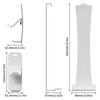 White Wall Mount + Storage Hook Set Accessories For PS5 Slim Console
