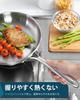MICHELANGELO Stainless Steel Frying Pan, 20cm, Triple-Layer Base, Ergonomic Handle, Lightweight, Induction Compatible, Easy To Clean, Suitable for