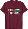 Free Palestine Support Palestine Freedom Flag Free Gaza T-Shirt