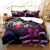 3D Print Skeleton Anime OVERLORD Bedding Set Single Twin Full Queen King Size Bed Set Adult Kid Bedroom Duvet Cover Set