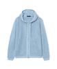 YALE Mesh Hooded Knit Zip-Up Sky Blue