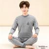 Children's Cotton Wool Thermal Long Johns Set for Boys & Teens - Medium to Large Sizes, Autumn