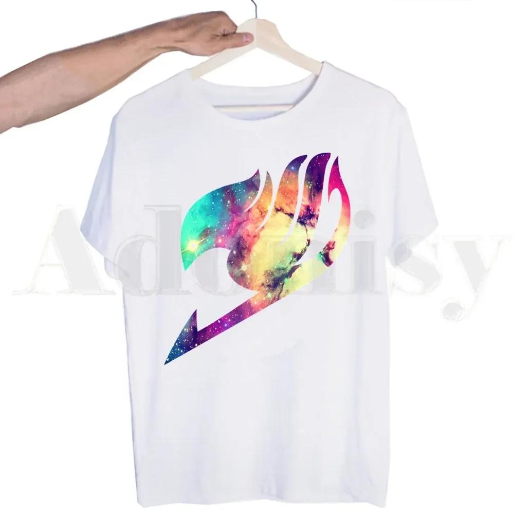 

Fairy Tail Natsu Dragneel Lucy Heartfili Fairytail Ullzang Short Sleeves T-shirt Men Print T Shirt Men Tops Tees Men s T-shir... 5XL різнокольоровий