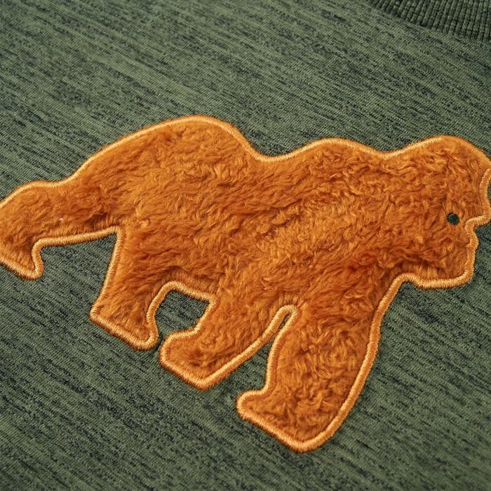 Children's Long-sleeved T-shirt Khaki Mix 92/104/116/128/140