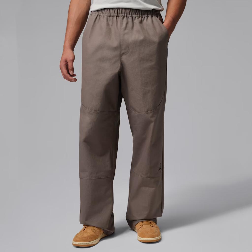 Jordan Brooklyn Solid Color Straight Leg Elastic Waist Casual Pants Men bottoms IF1851-040