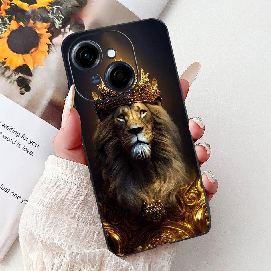 For Tecno Spark Go 1 Fashion Cool Pattern Phone Case For Tecno Spark Go 2025 Go1 Black Silicone Soft Cases