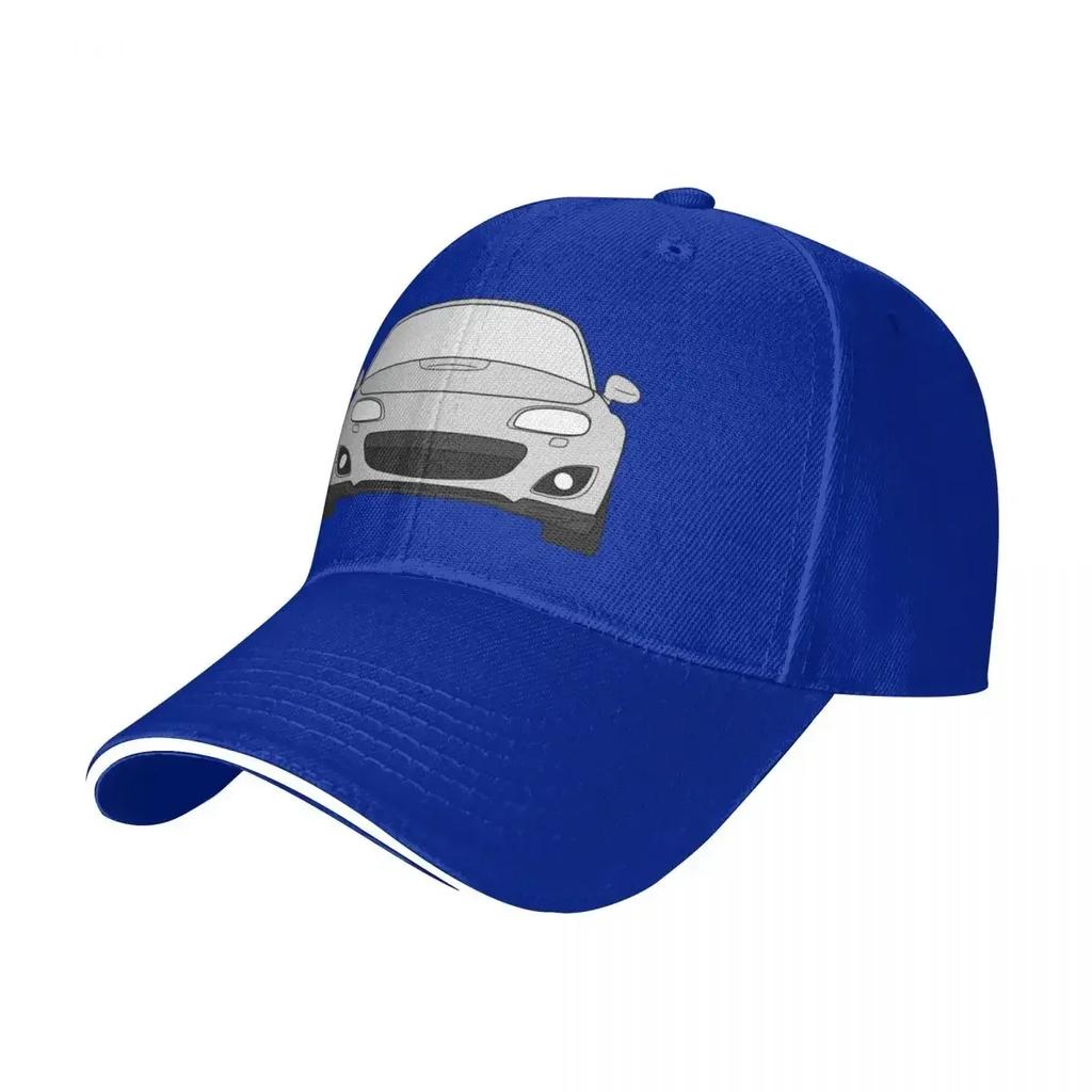 Mazda Miata MX NC facelift silver color Baseball Cap Hat Unisex For The Sun Golf Hat Unisex Custom Cap Boy Womens