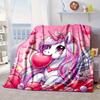 Rainbow Unicorns Garden Blanket Flannel Blanket for bed, sofa, Camping, Hiking, Picnic Essentials, gift for family Fan gifts