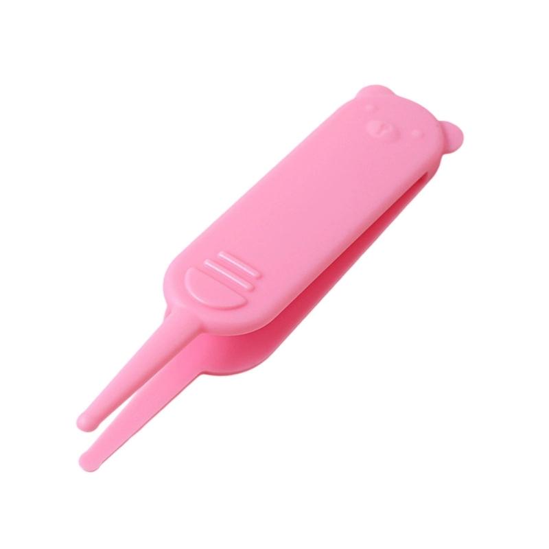 

Baby Nose Cleaning Tool Hygienic Plastic Clip For Newborns Travel Friendly Design Easy To Use Infant Care Essential рожевий