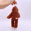20cm Cute Little Monkey Pendant Plush Doll Animal Hanging Plushies Doll Bag Pendant Soft Stuffed Backpack Keychain Plush Dolls