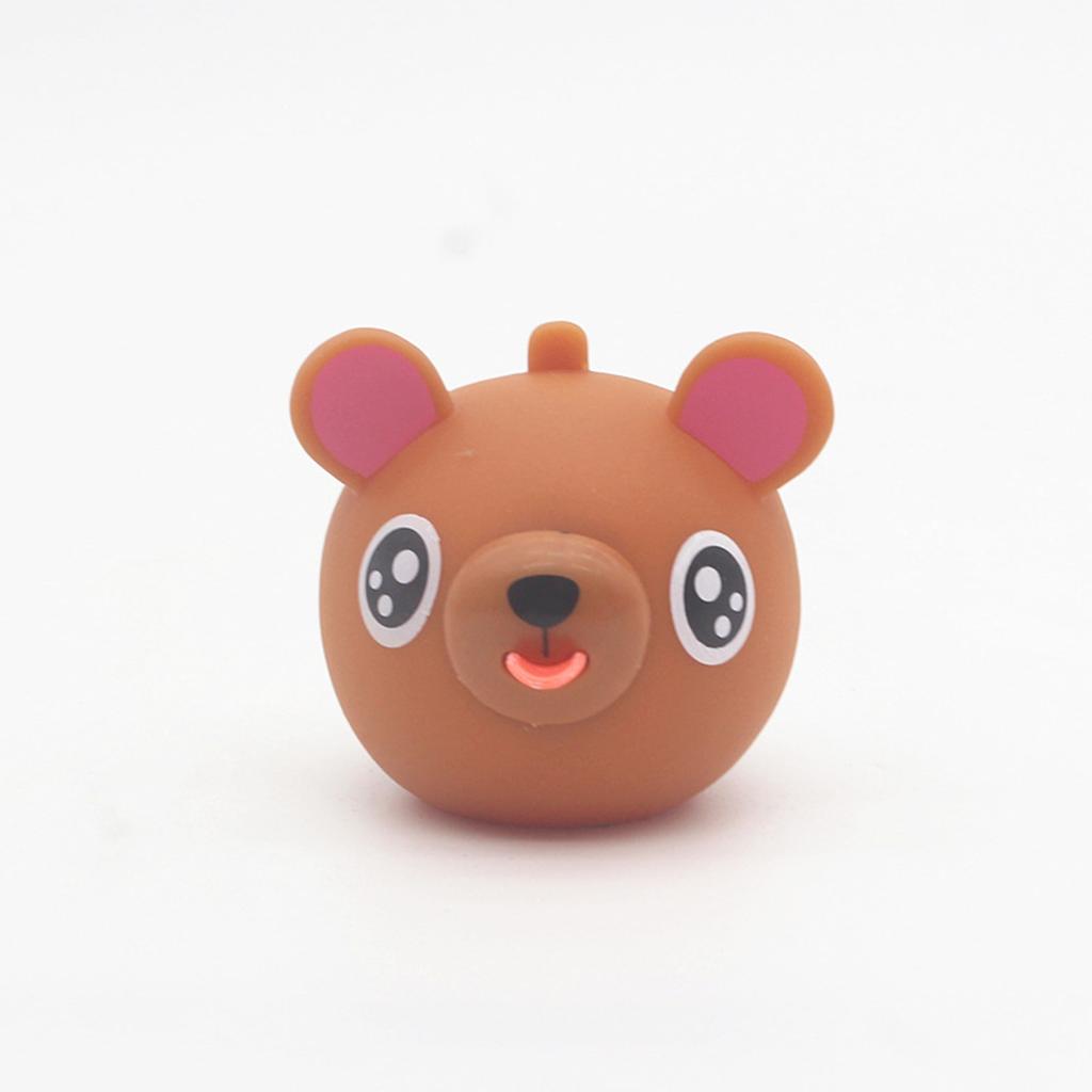Talking Animal Ball Toy Jabber Ball Tongue Out Stress Relieve Soft Cute Tiger Pig Dog Stretch Ball Fun Squeeze Sensory Balls Toy