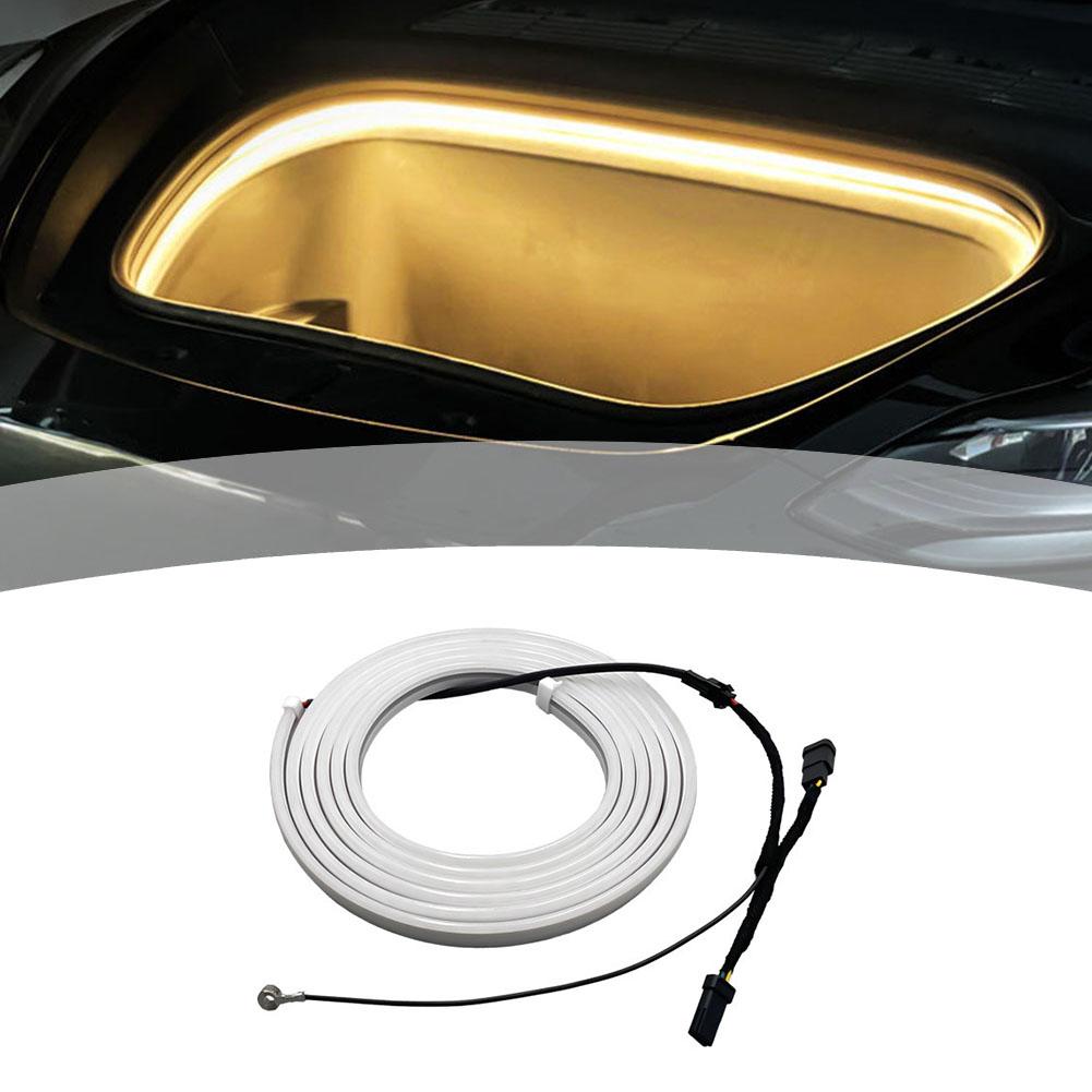 White LED Trunk Light Easy Install LED Trunk Light Automotive Interior Customizable LED Strip Battery Life Preservation