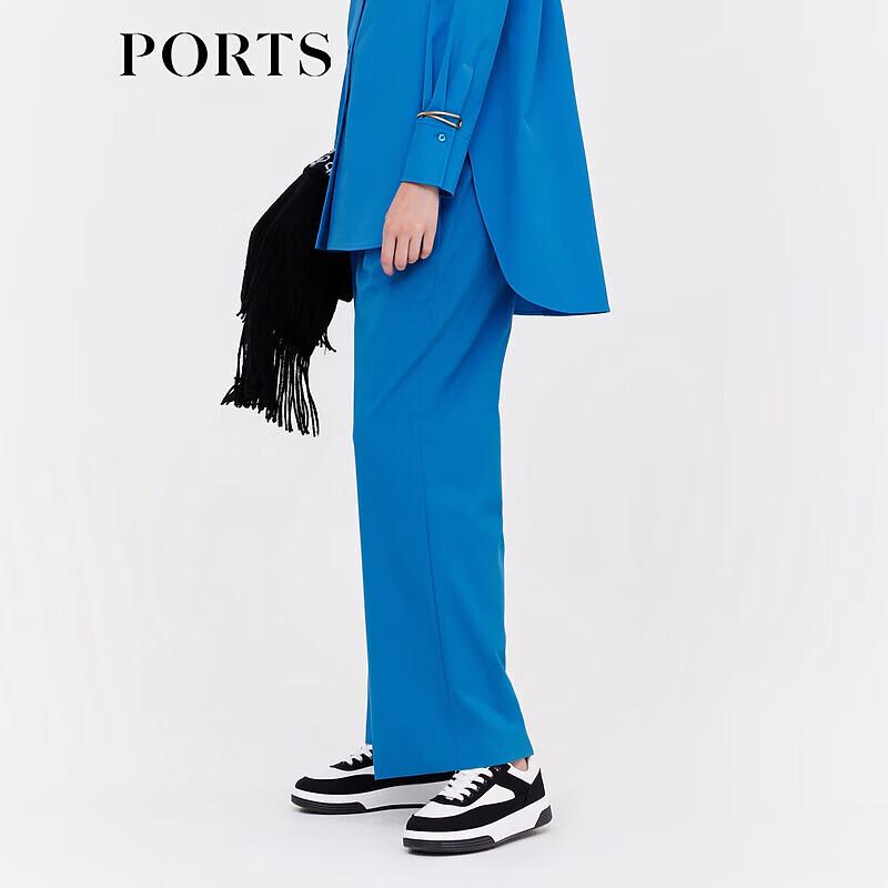 Ports Women's Wool Blend Atlantic Blue Trousers