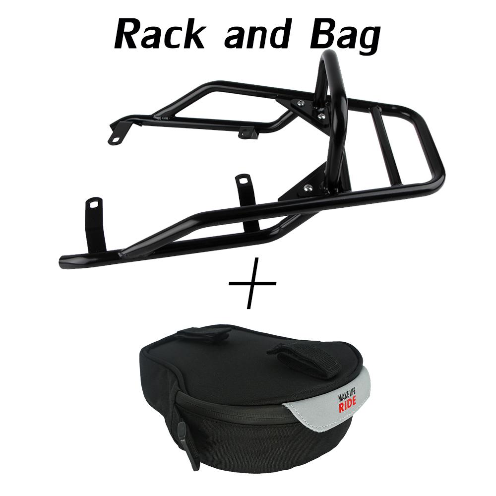 For RNINET Scrambler R NINE T R9T Pure Racer Passenger Back Seat Motorcycle Rear Seat Luggage Carrier Rack with Handle Grip