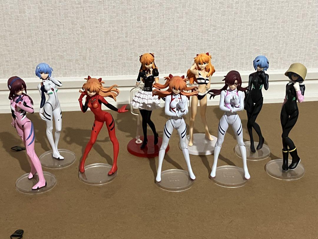 

[USED] Evangelion Gacha Figures Asuka Mari Ayanami