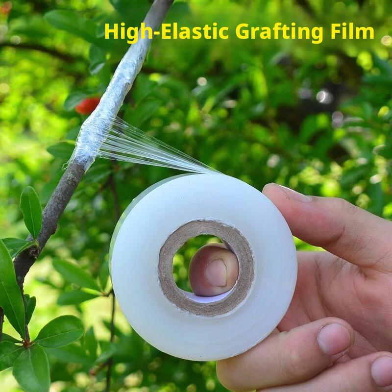 200m Länge Umweltfreundliches Biologisch Abbaubares Pfropfband Pfropfmembran Gartenbindeband PE-Pfropfband Gartenpfropfbedarf