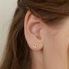 Tatiana (925 Silver) Pave Pretzel Heart Earrings EC3090