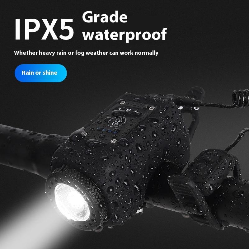 Reducere fierbinte claxon electric pentru biciclete de munte claxon electronic siliconic claxon personalizat cu clopotel