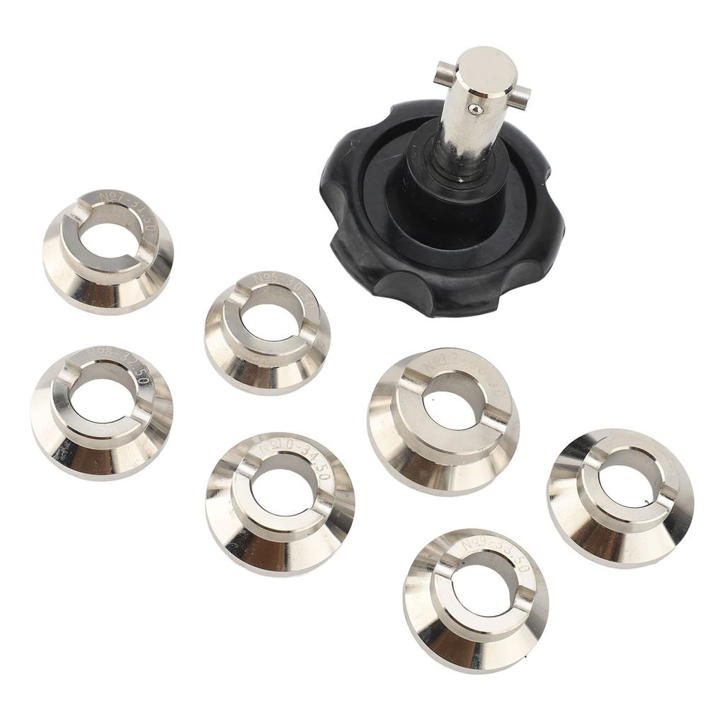 Watch Press Tool Back Repair Kit Professional Watch Press Set Back Case Closer Battery Replacement Tool with 7 Dies for