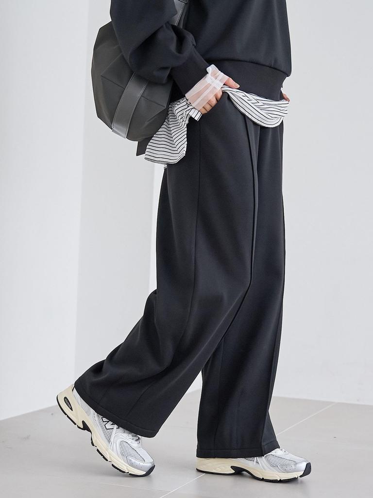 Cohen REVERSE WARM Warm Sweat Wide Curve Pants, 76406000023 0950 BLACK(09), M