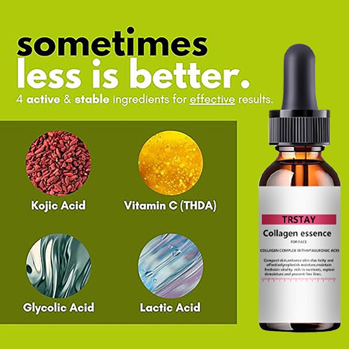 

Отбеливающая коллагеновая сыворотка для лица с гиалуроновой кислотой — витамин С и пептиды для сияния молодости