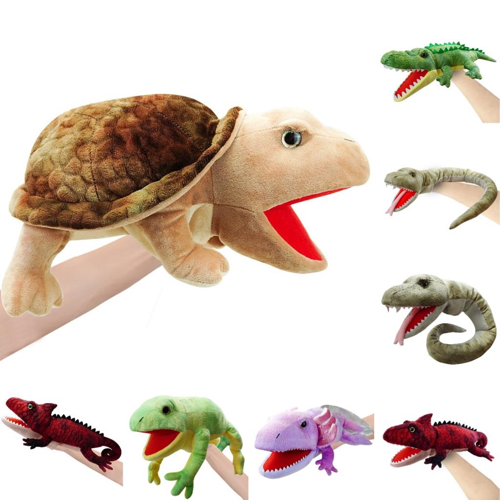 Urocza Pisklę Lalki Ręczne Pluszowa Zabawka Dla Dzieci Do Bajek Gad Stuffed Animal Do Przedszkola I Rodzicielstwa Lalka Wąż Python Żółw)