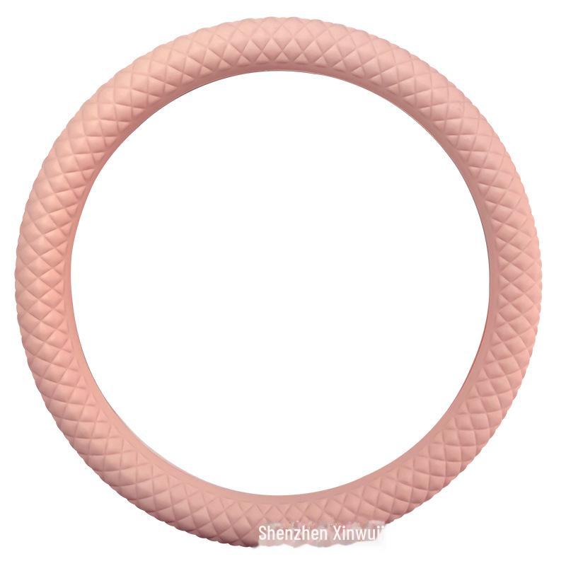 

Универсальный силиконовый чехол на ручку автомобиля с ромбовидным узором для Toyota, Honda, Volkswagen - подходит для всех сезонов - стильный аксессуар для интерьера. 33-40 cm