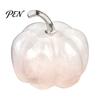 Transparent Crystal Pumpkin Charms Natural Carved Charm, Mini Gemstone Pendant Handmade Diy Craft Accessories for Jewelry DIY Making, Halloween Micro